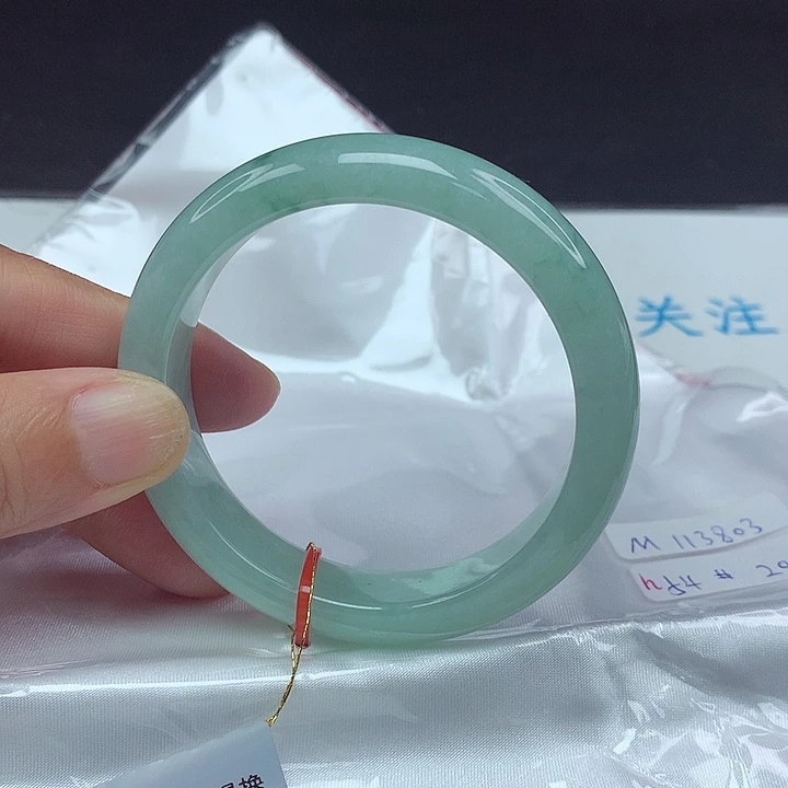 翡翠手镯未镶嵌54圈3803