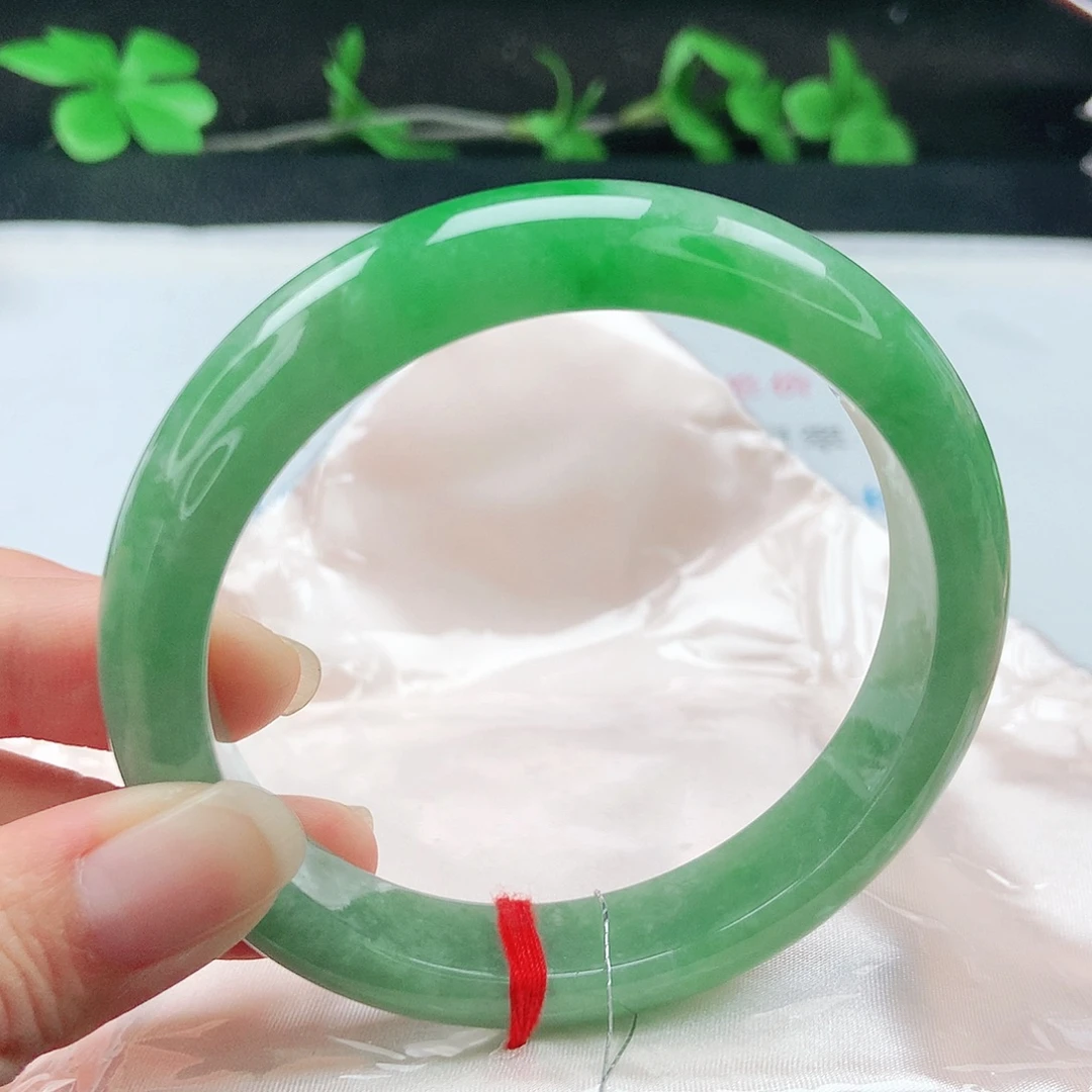 未镶嵌手镯翡翠62圈