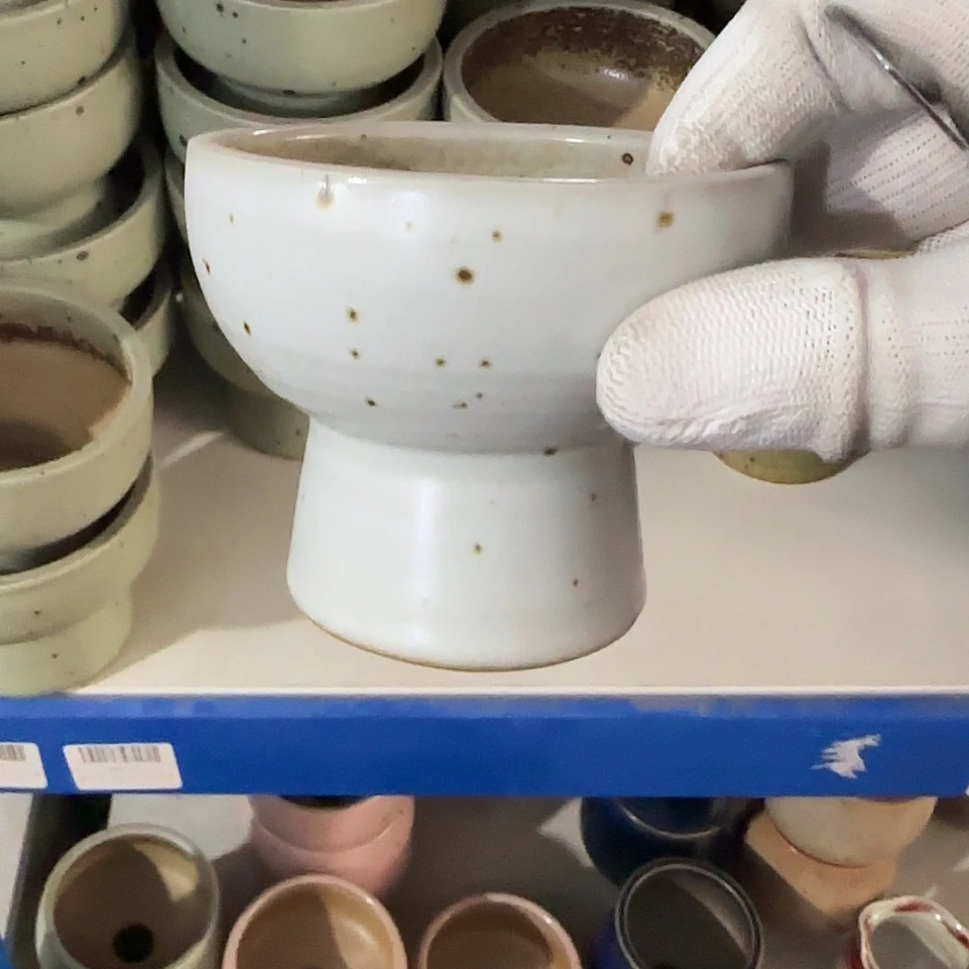 瓷片景德镇手工花盆