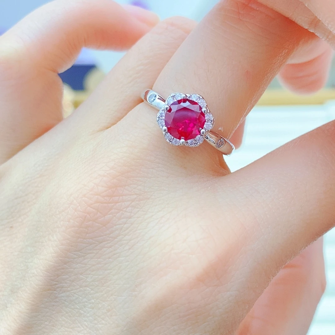 未镶嵌戒指红宝石