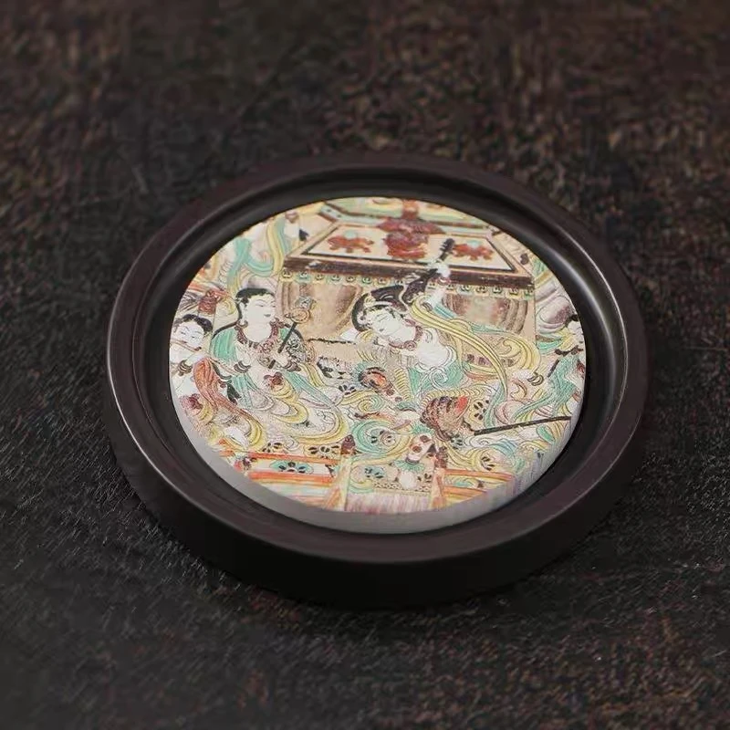 【大器甄选】飞天壁画杯垫-DF1315