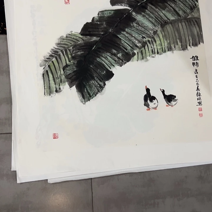国画精品手绘作品