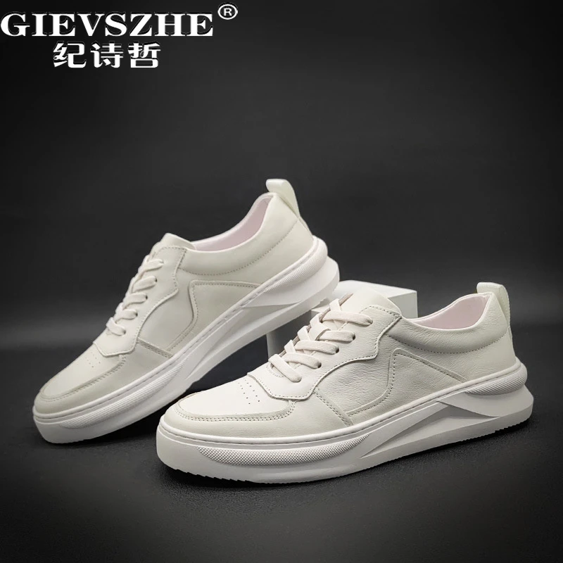 纪诗哲男鞋时尚透气个性小白鞋潮流轻便运动鞋子男款休闲百搭板鞋