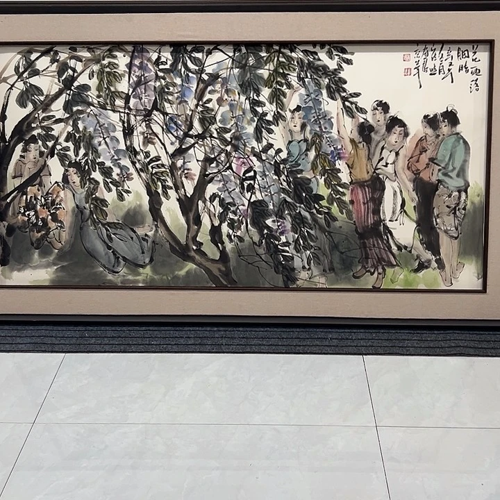 国画欢****结老师作品国画