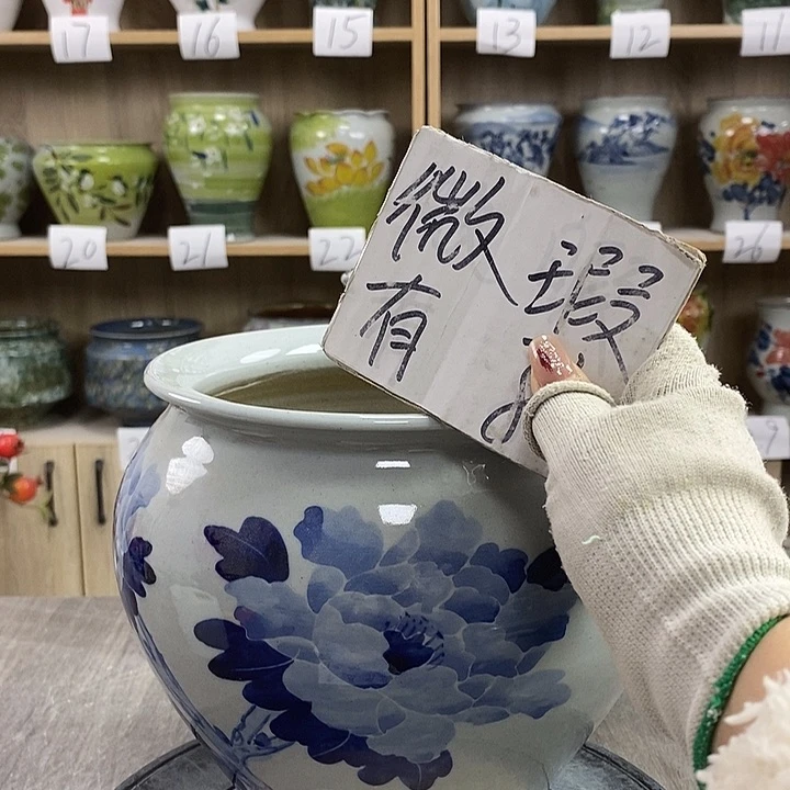 缸13xc景德镇陶瓷花盆