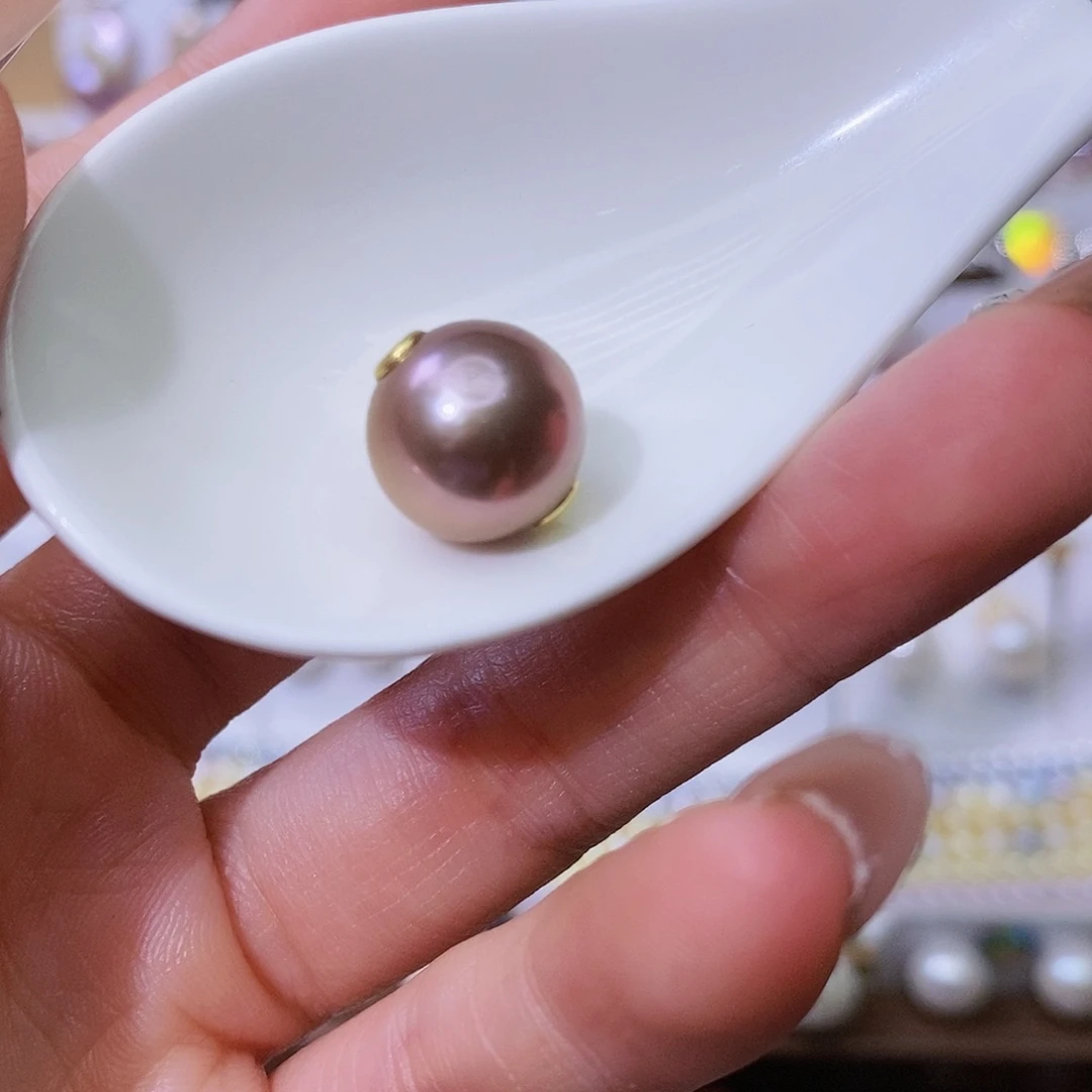 淡水珍珠颈饰银S925镶嵌