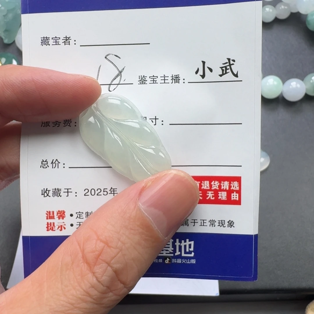 翡翠未镶嵌颈饰   23