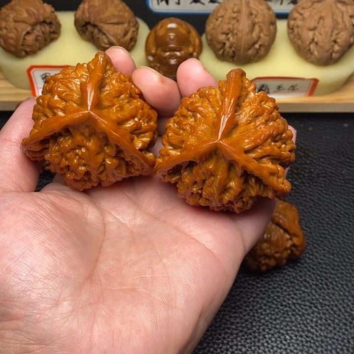 把件文玩核桃晨**海工艺三棱