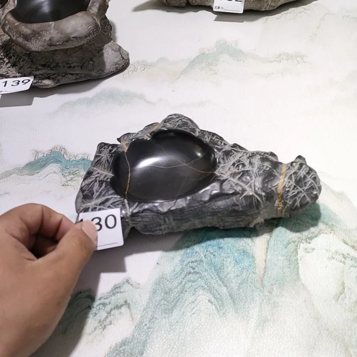 h***一砚唐灵璧石砚台