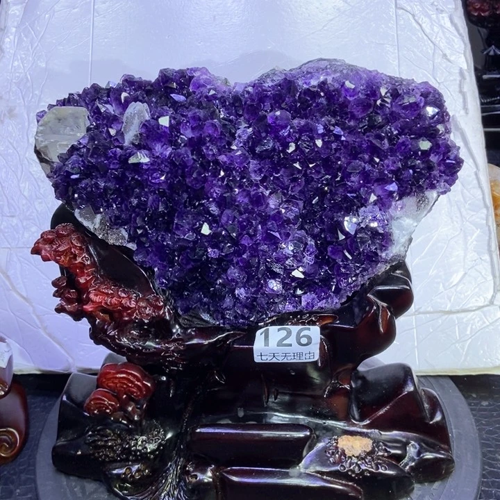 未镶嵌大型摆件（非配饰）紫晶