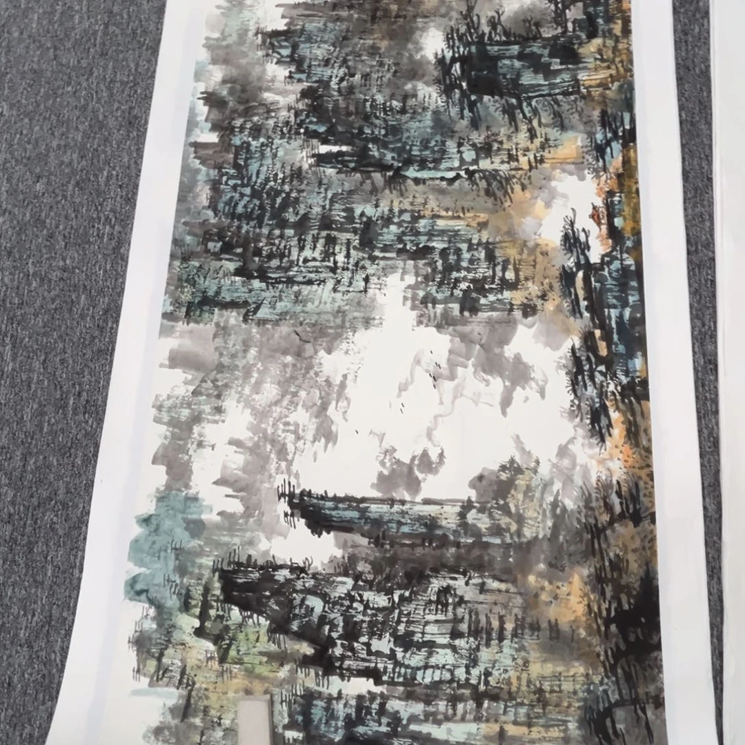 国画绘画作品多次参加140.70