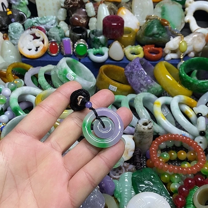 颈饰未镶嵌翡翠缅甸翡翠首饰配饰