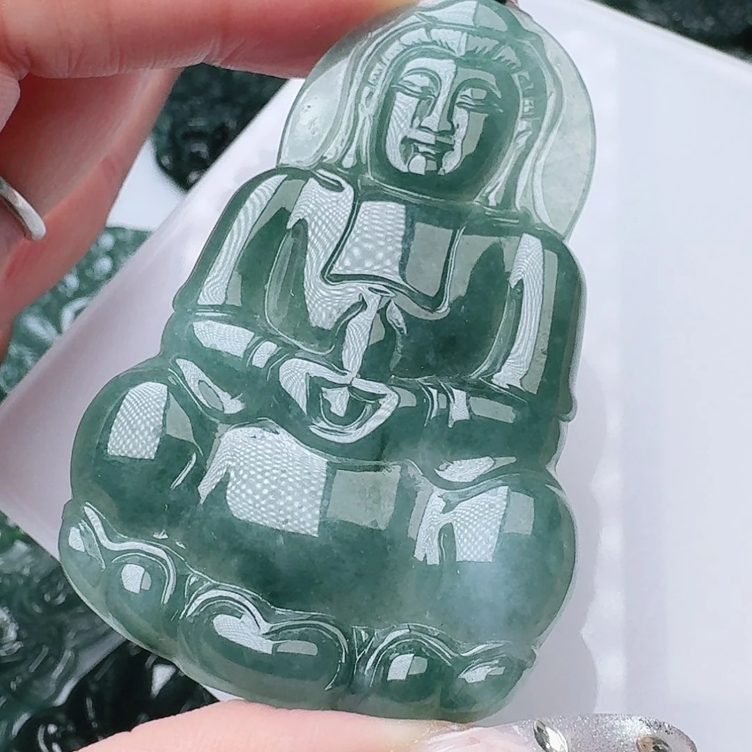 翡翠未镶嵌颈饰111