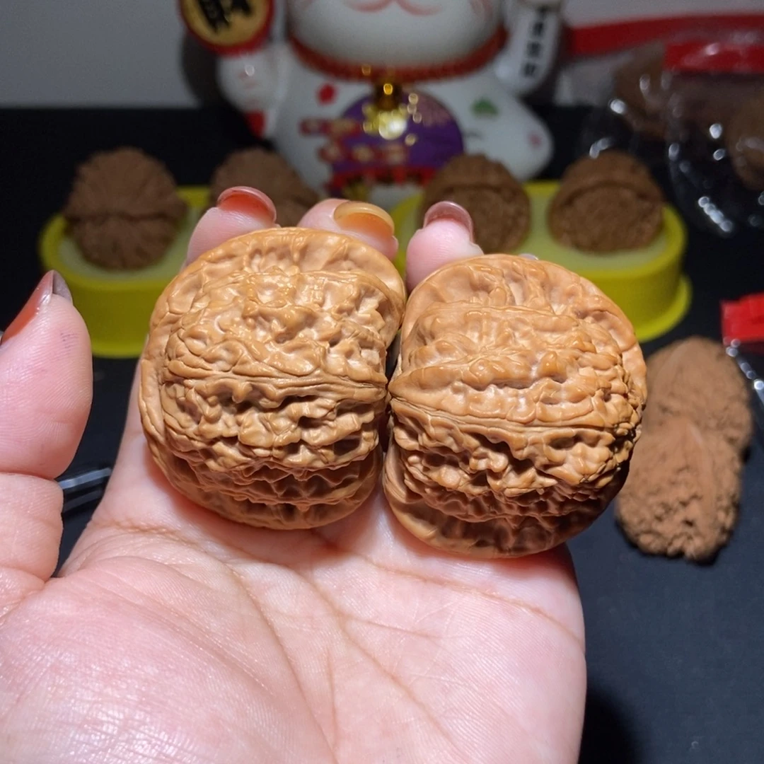 吊坠文玩核桃球白