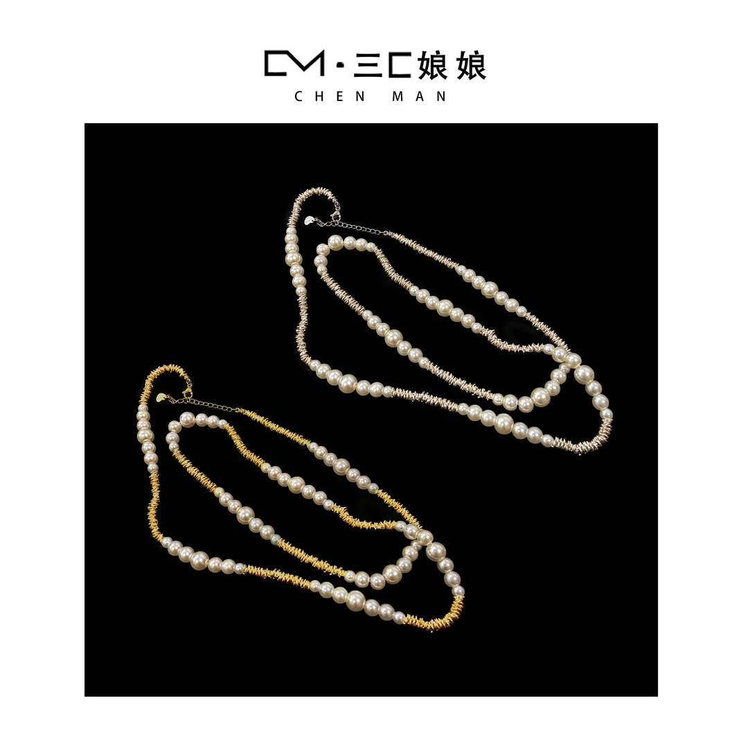 钛钢项链 三C娘娘【钱串串】67367时尚简约长项链