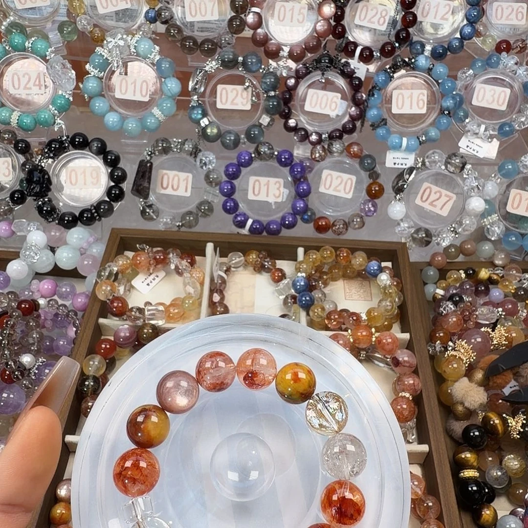 东***姐手链合金水晶多宝