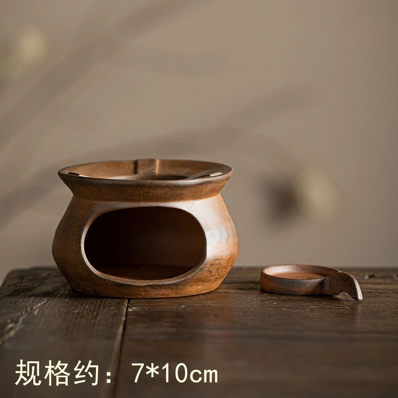 【正版川冶】海王炉.6824.中式复古老岩泥蜡烛炉温茶炉陶瓷.BL