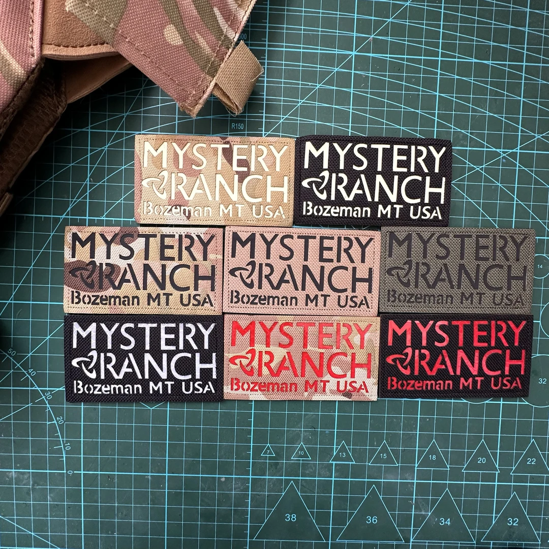 臂章反光夜光激光切割神秘农场战术背包杆书包杆闪购魔术贴