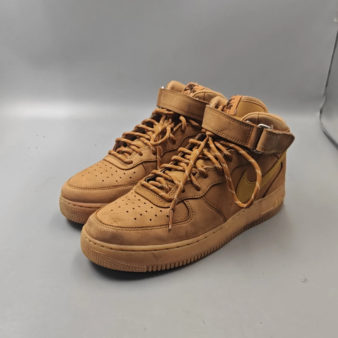 90新 MM6 43码275  空军一号 板鞋 二手正品  小麦色