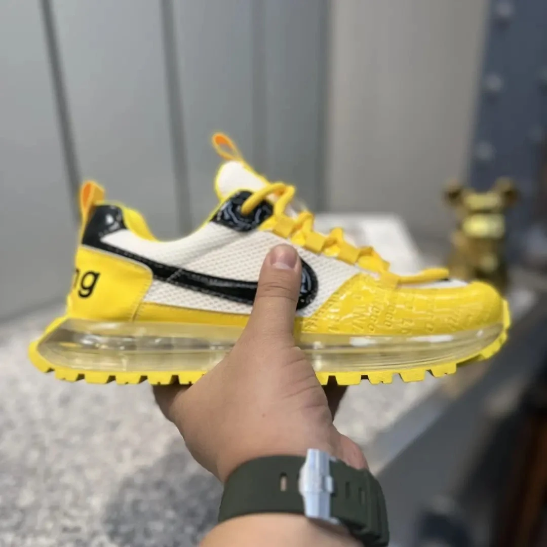 2025新款男鞋夏季透气休闲百搭潮流运动老爹鞋网面薄款潮牌阿甘鞋