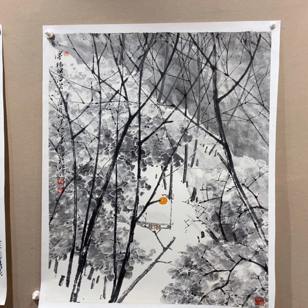 【闪购商品】国画闪*宝墨鱼精品墨鱼精品