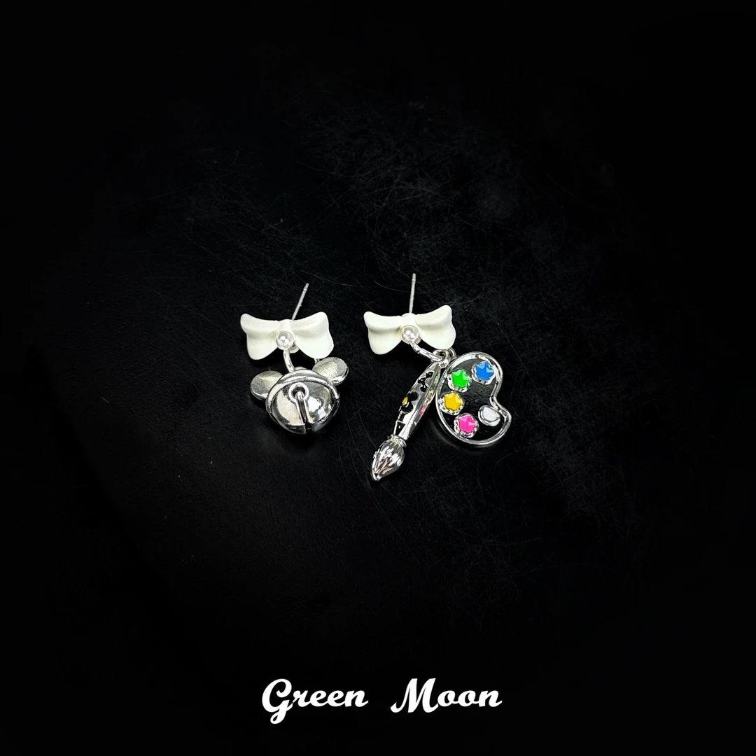 铜合金耳饰 【蝴蝶结礼】小众个性可爱耳钉精致高级感C040