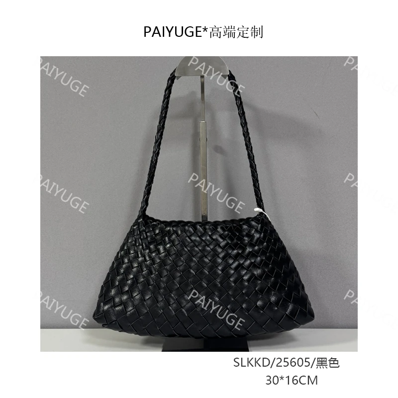 SLKKD/25605/黑色 paiyuge高端订制女士手提包单肩包斜挎包 25605