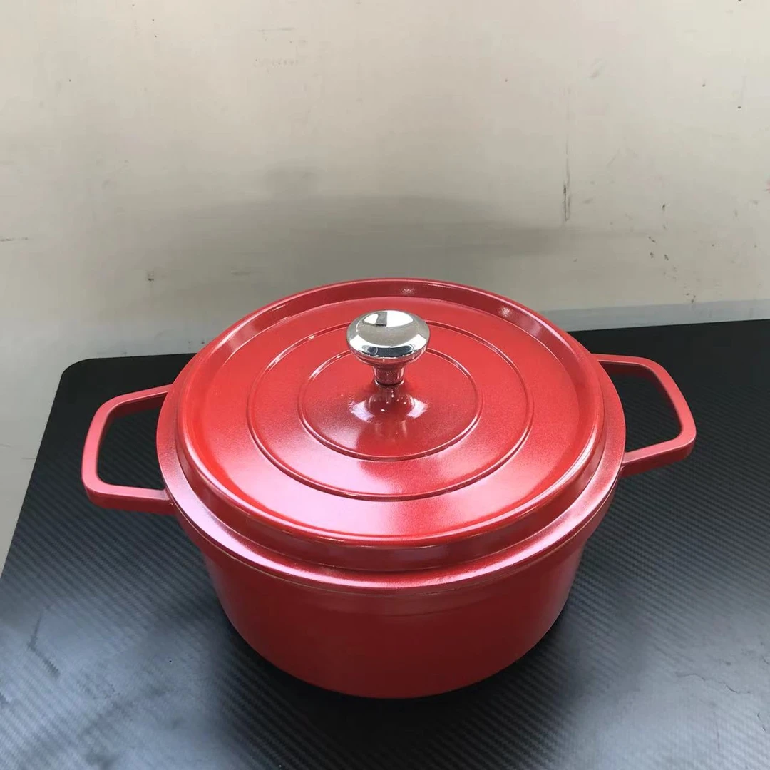 珐琅锅炖蛊陶瓷汤蛊家用铸铁焖搪瓷不粘锅D6