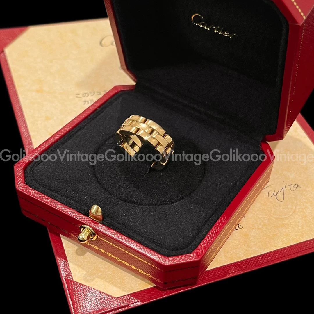 95新 Cartier/卡地亚 18k金maillon戒指49码 RB9024021