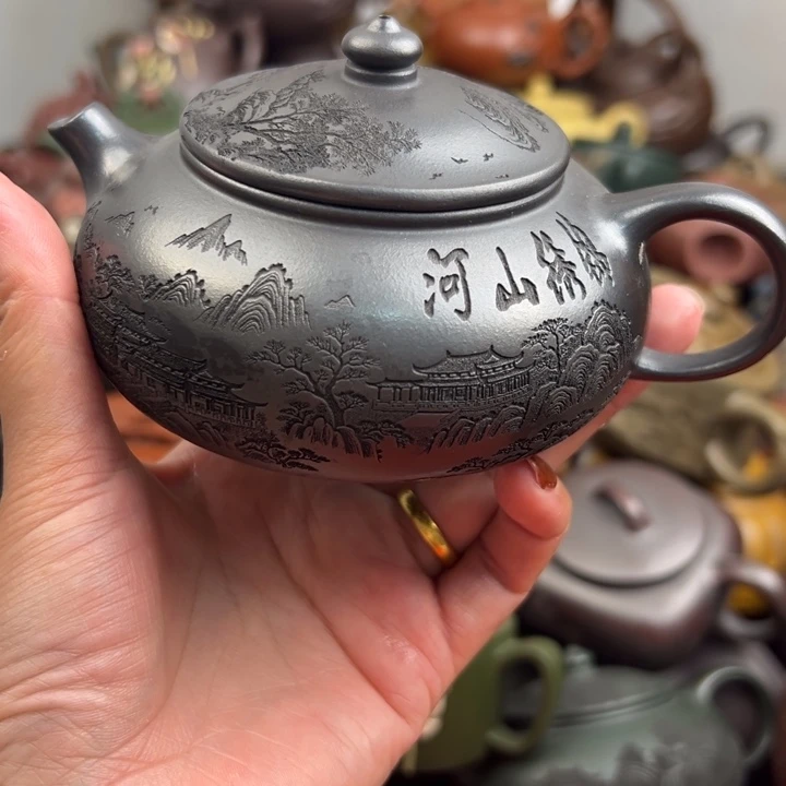 茶壶紫砂紫砂壶微瑕