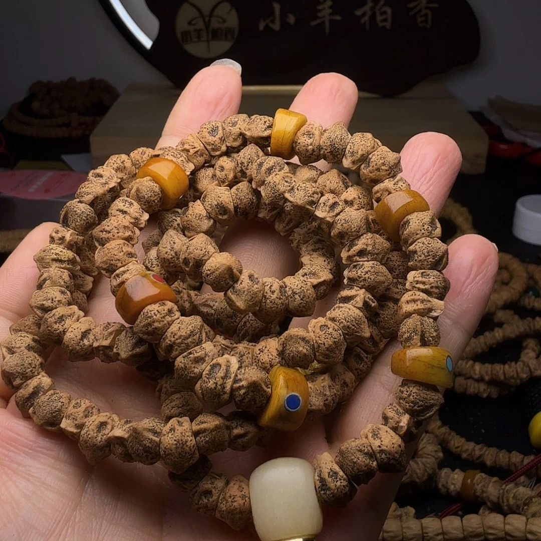 吊坠柏香籽/百香籽热振斜切鬼脸脏脏鬼