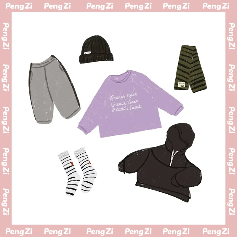 芃子儿童-网红时尚休闲短袖T恤印花纯棉夏季透气圆领宽松