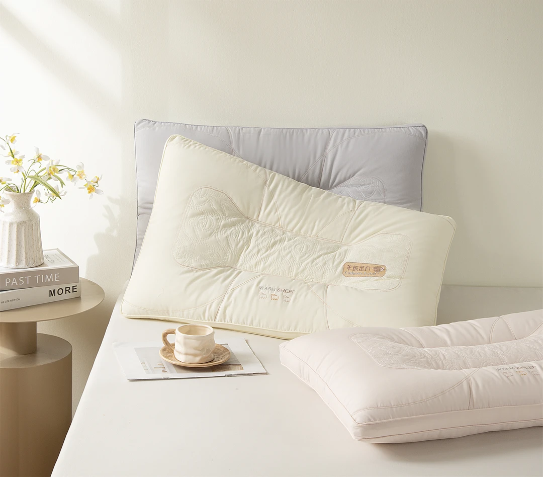 【二哥】高端 床品 实体店品质  羊绒蛋白 护颈枕