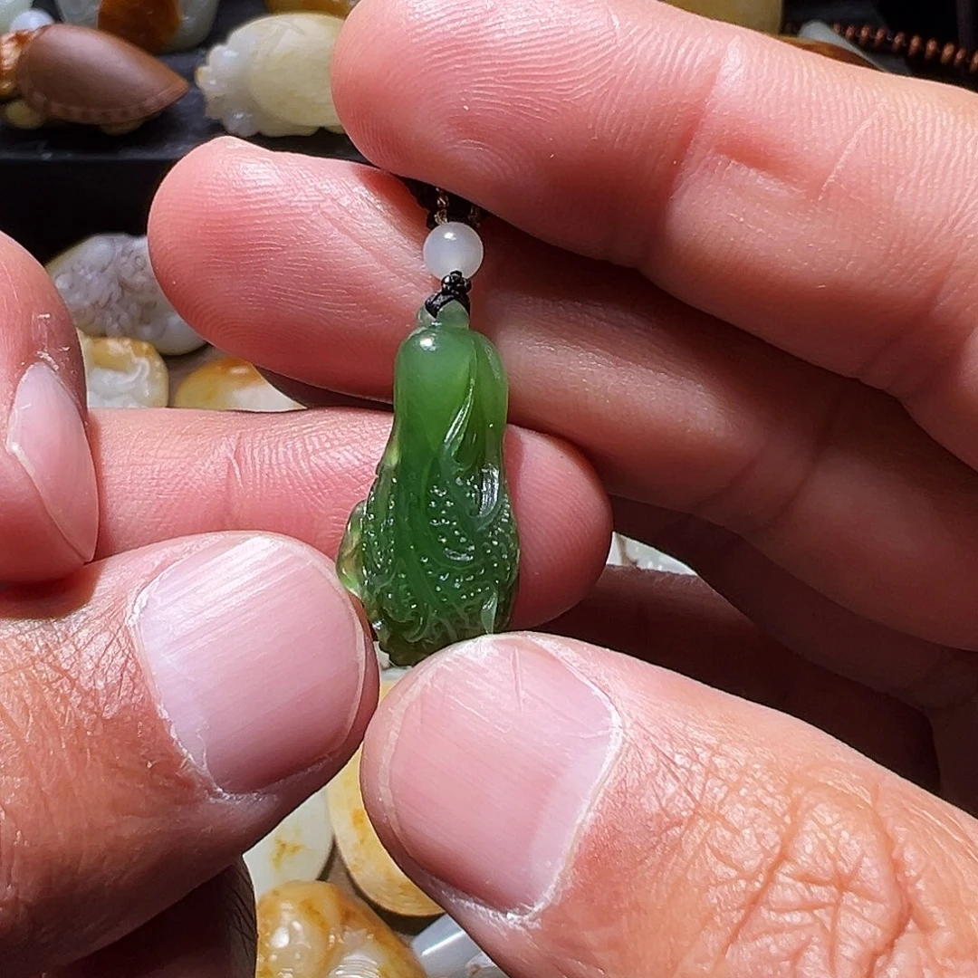 和田玉颈饰未镶嵌杜*润