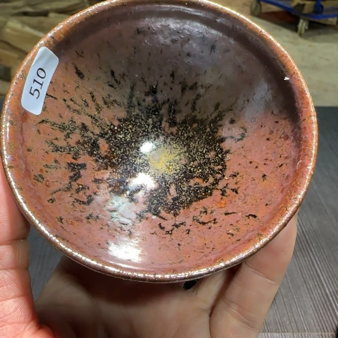 柴烧建盏茶盏茶杯510