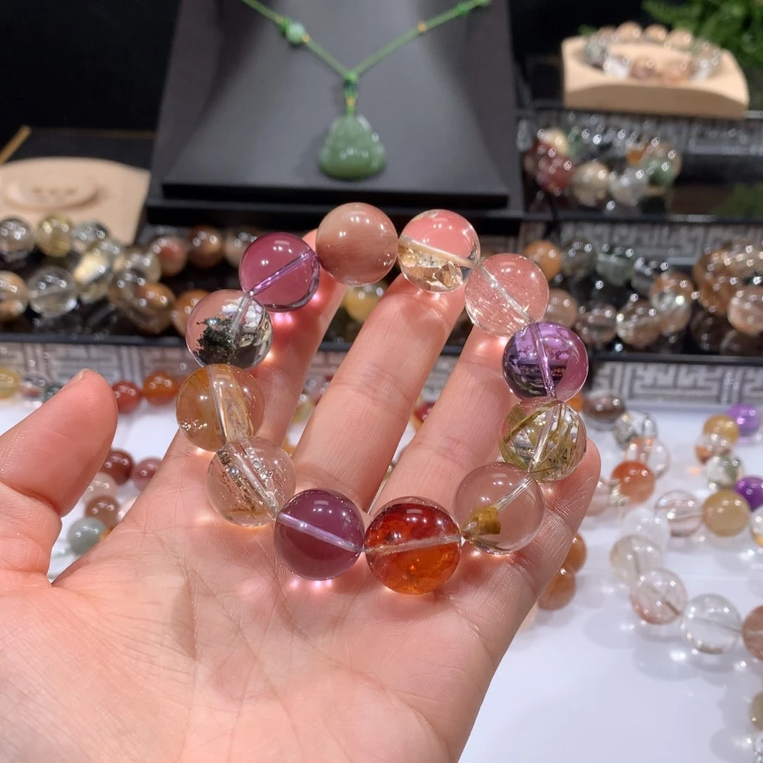 未镶嵌手链水晶卡17米多宝水晶