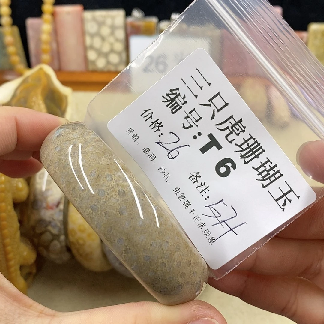 硅化珊瑚（珊瑚玉）1未镶嵌祥*