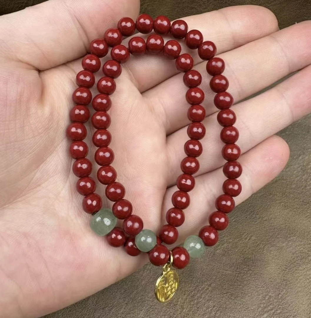 含辰砂工艺品含辰砂 CP006 精美手串（不含礼盒）