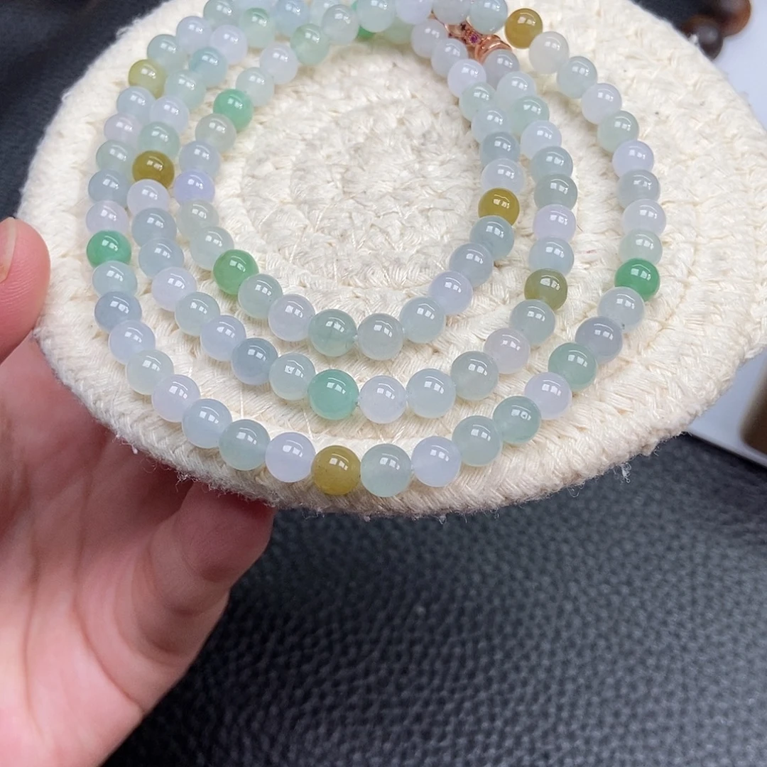 翡翠未镶嵌手链卡6