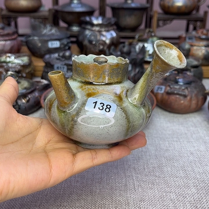 裸柴烧陶瓷手工茶器