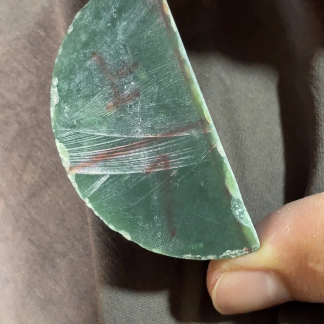 吊坠未镶嵌定制和田玉素**月