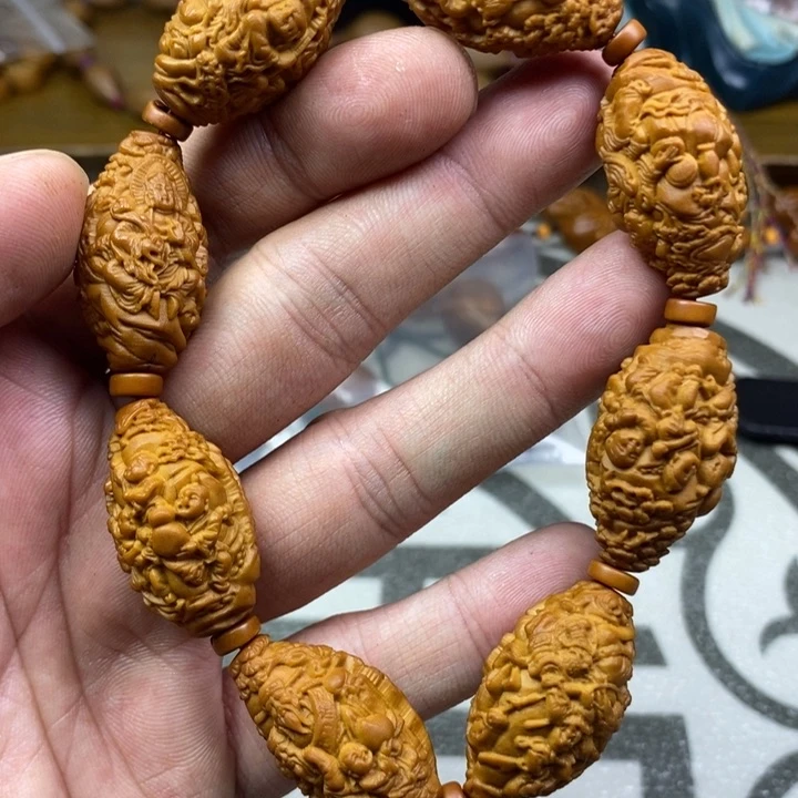 橄榄核手串/手链橄榄核雕工艺手串