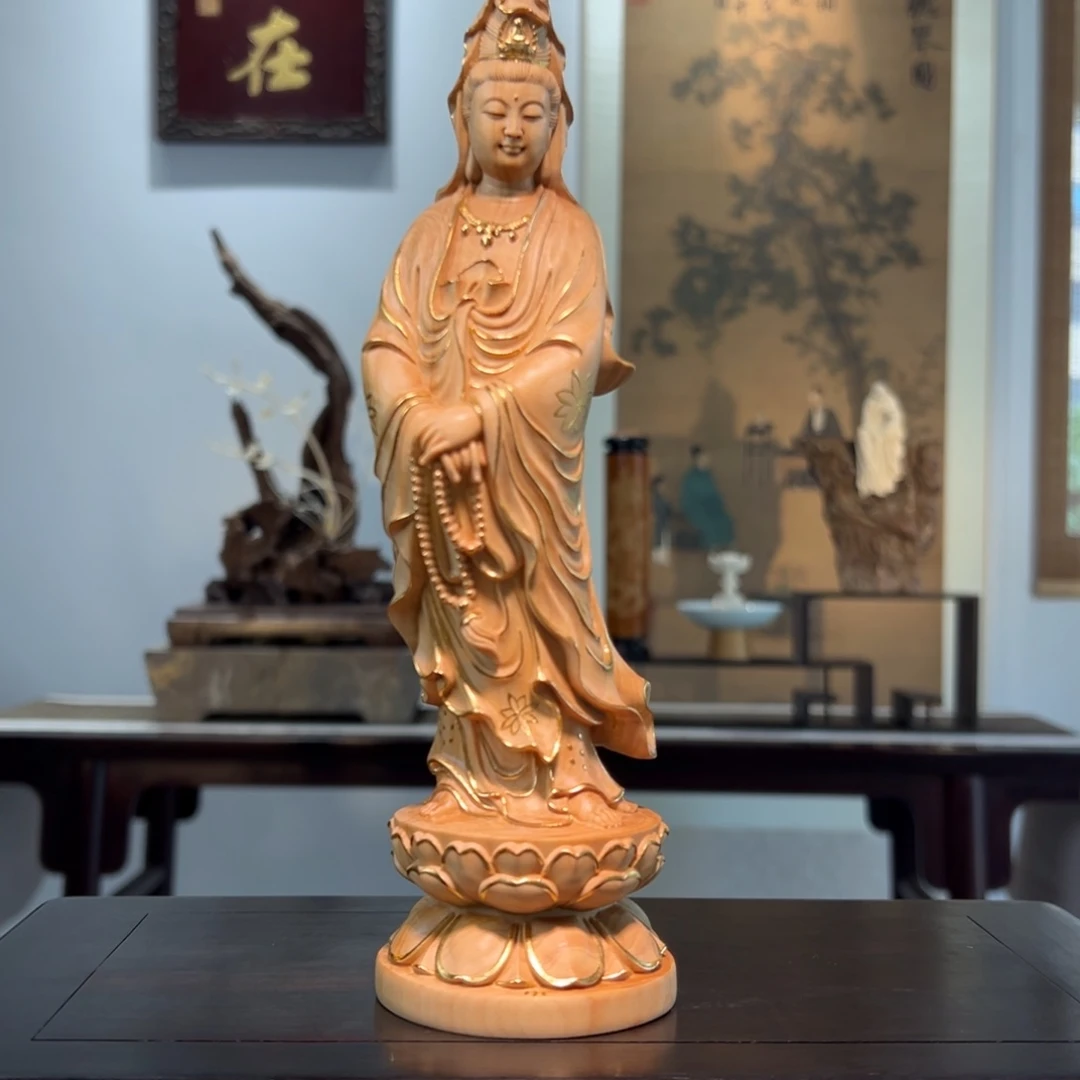 木冬***女慈悲摆件一尊福利