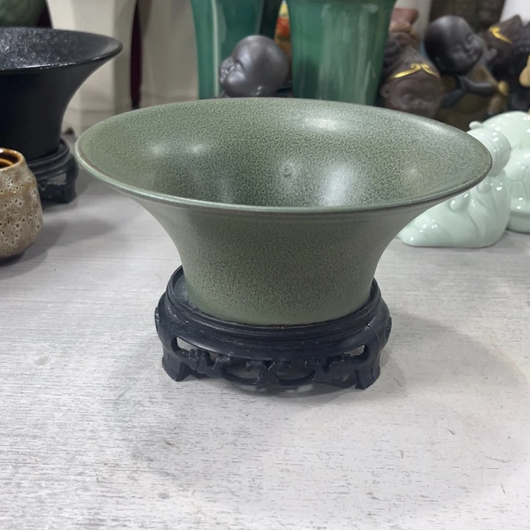 陶瓷绿植多肉微瑕花盆口径16*6.5