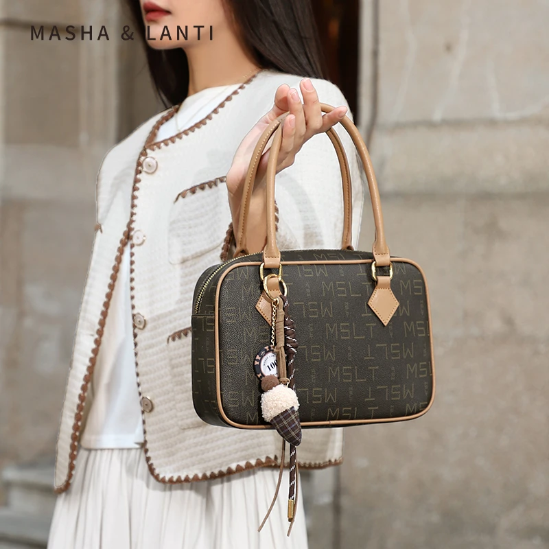 【马莎兰缇Mashalanti】520情人节礼物保龄球包新款大容量通勤30295