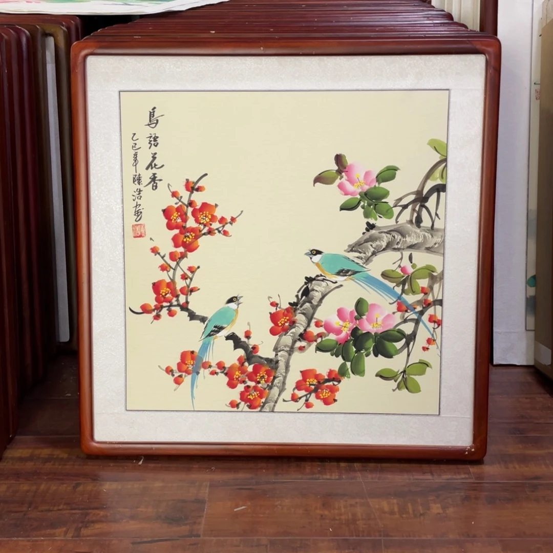 国画带框尺寸63*63厘米