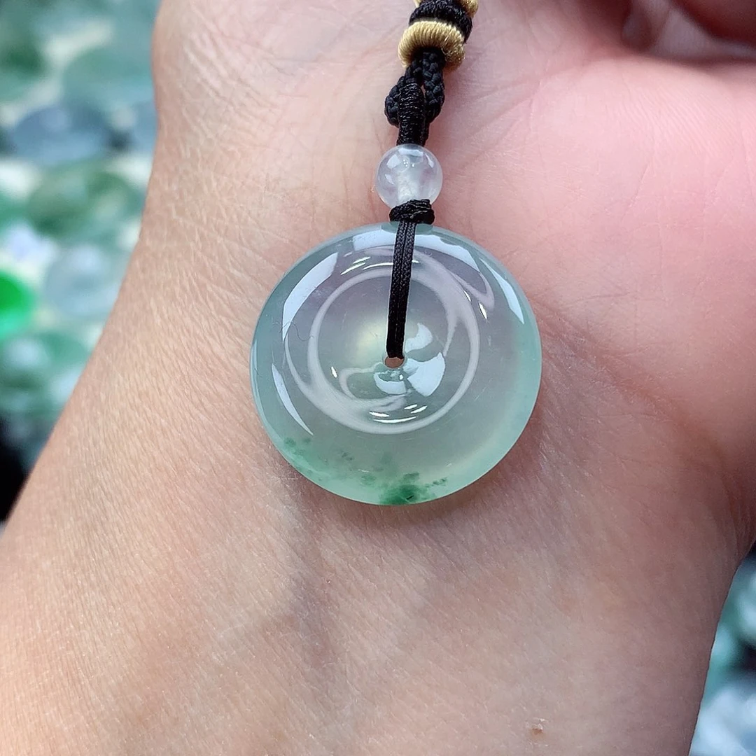 颈饰未镶嵌翡翠编号38尺寸19.6-5.6