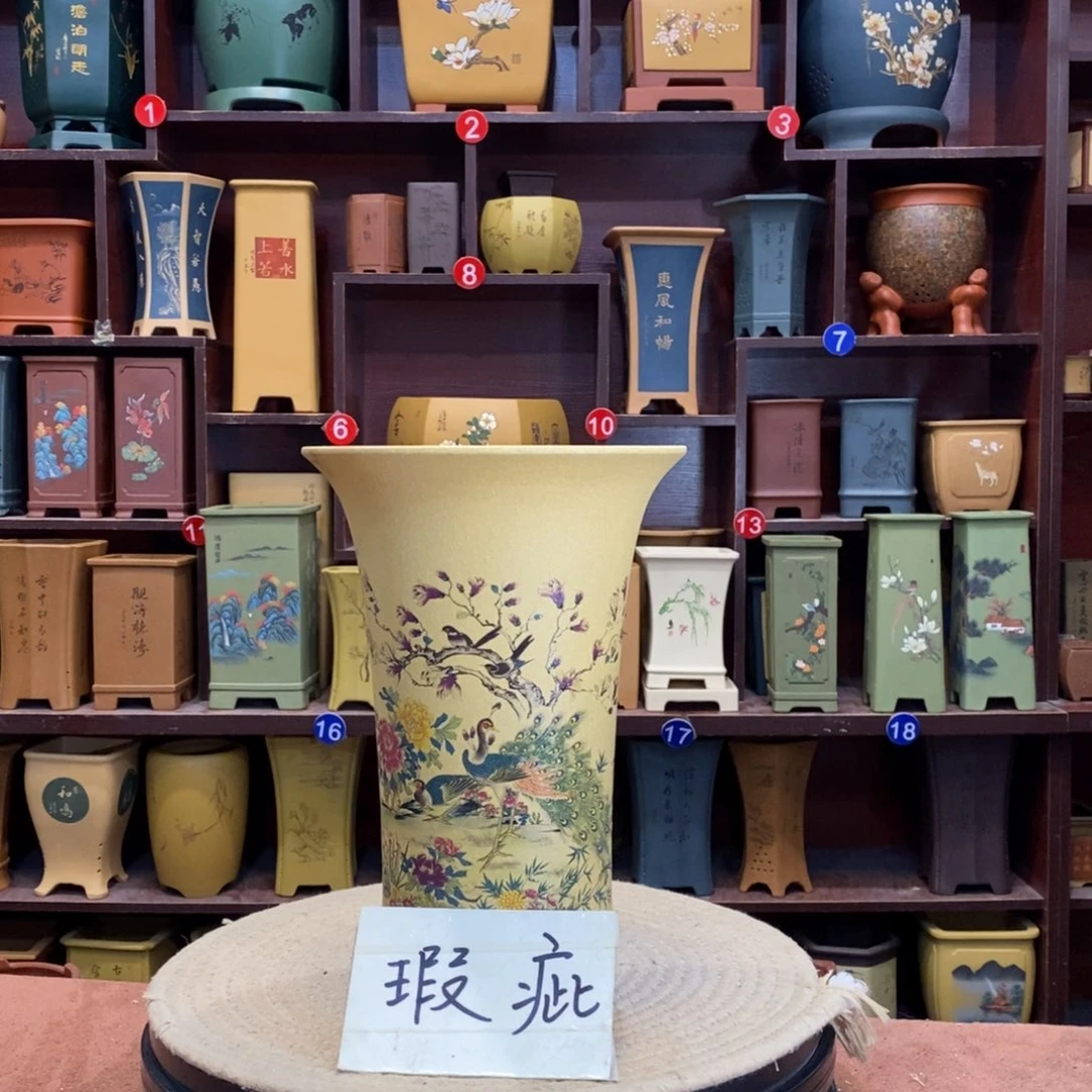 紫砂花盆紫砂花盆