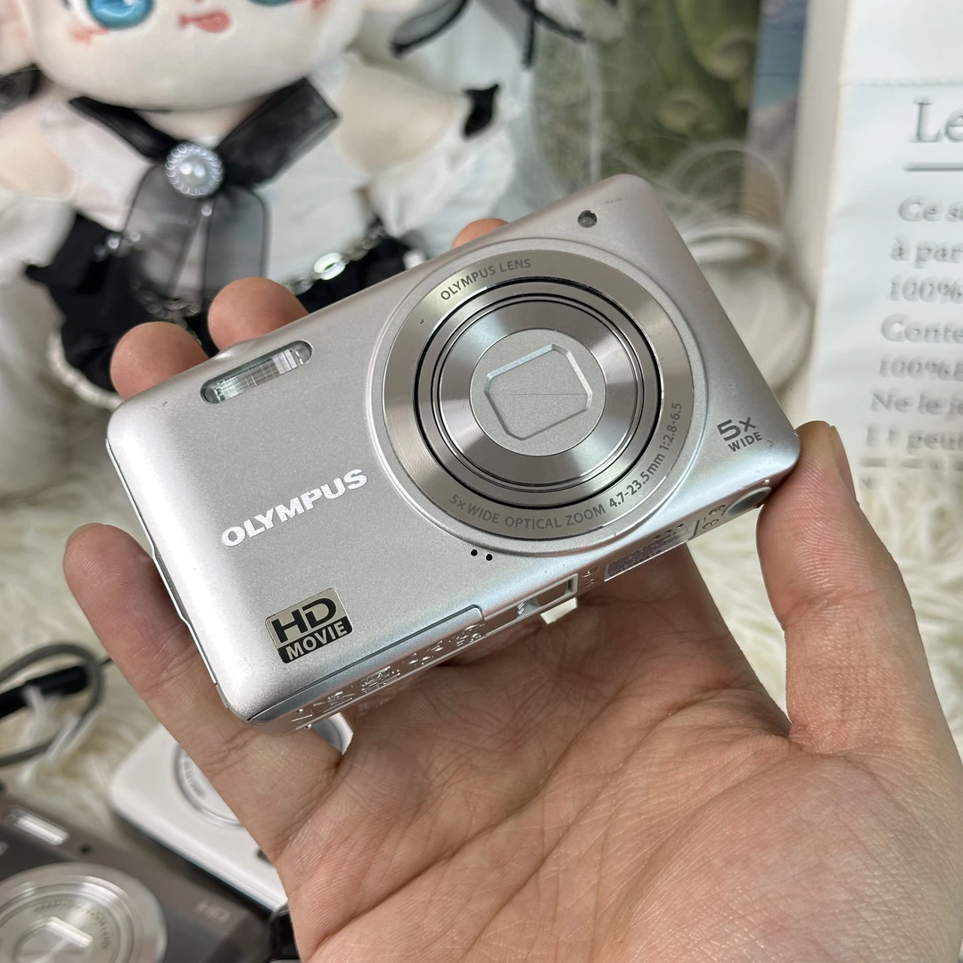 9新 Olympus/奥林巴斯 奥林巴斯vg140冷白皮柔焦1200万像素带配件