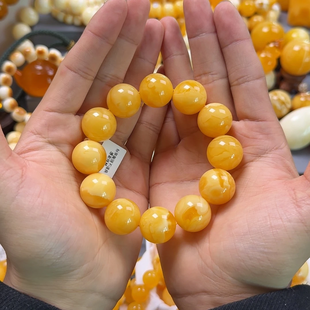 琥珀珠宝奇石未镶嵌19mm